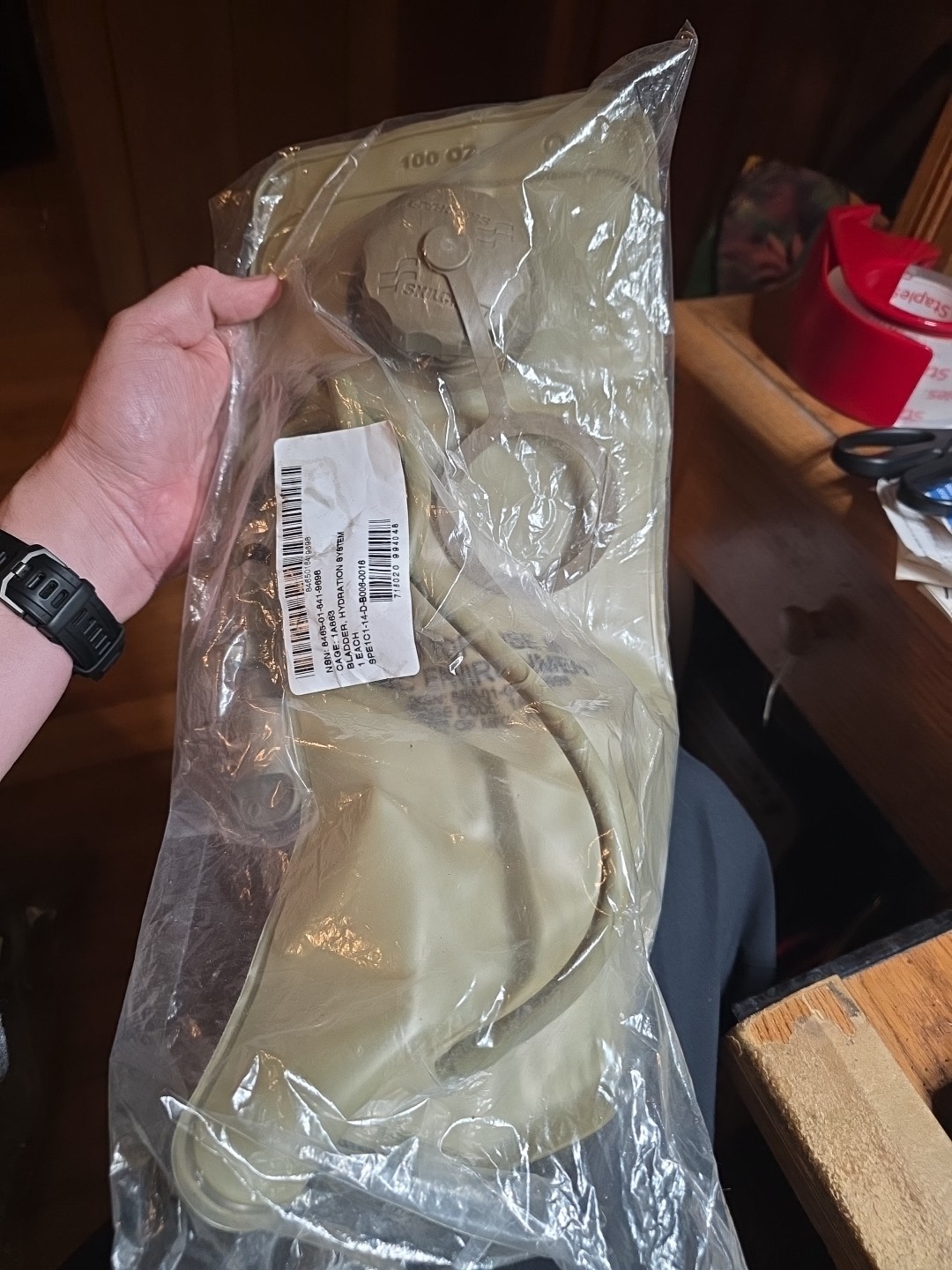 US Army Hydramax Hydration System Bladder, NSN 8465-01-641-9698 by Skilcraft Brn