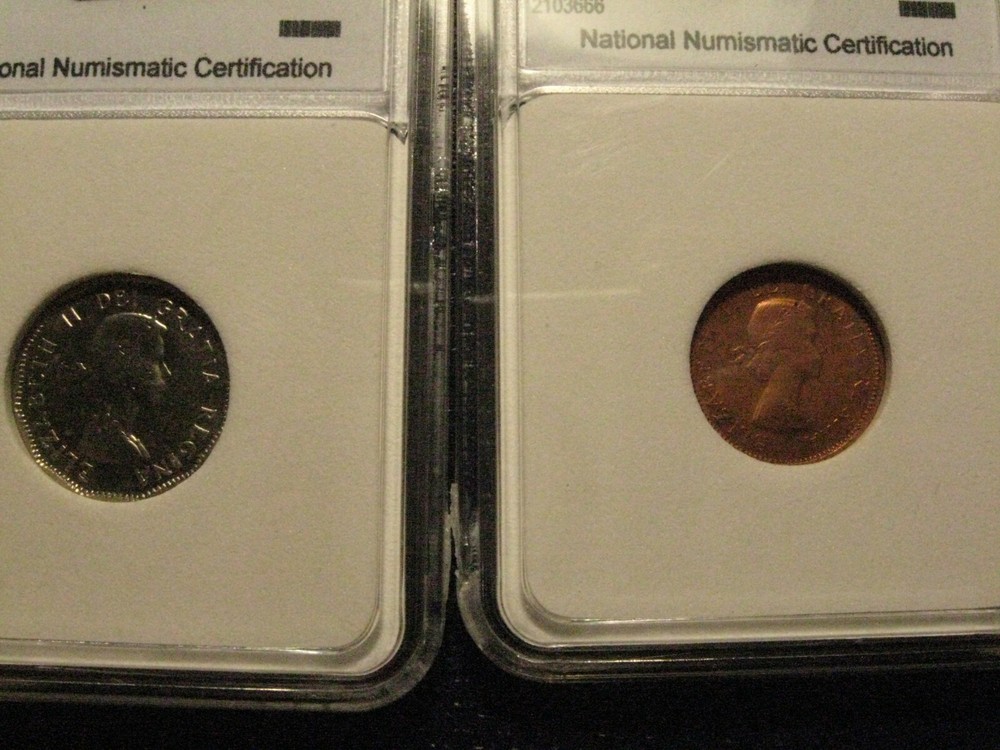 1957 Canada coin set