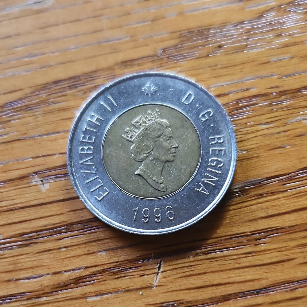 1996 2 Dollar Canada Coin