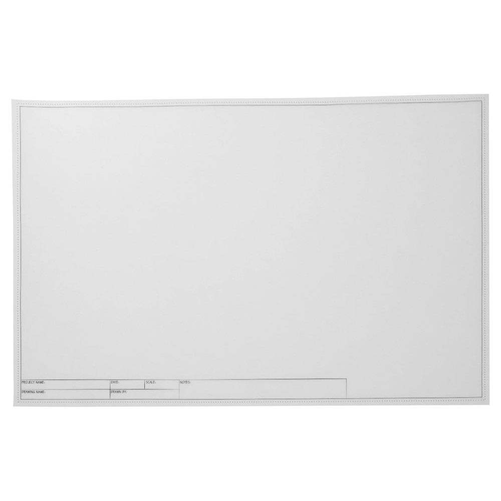 11x17 Translucent Vellum Drafting Sheets with Title Block 20 Pack