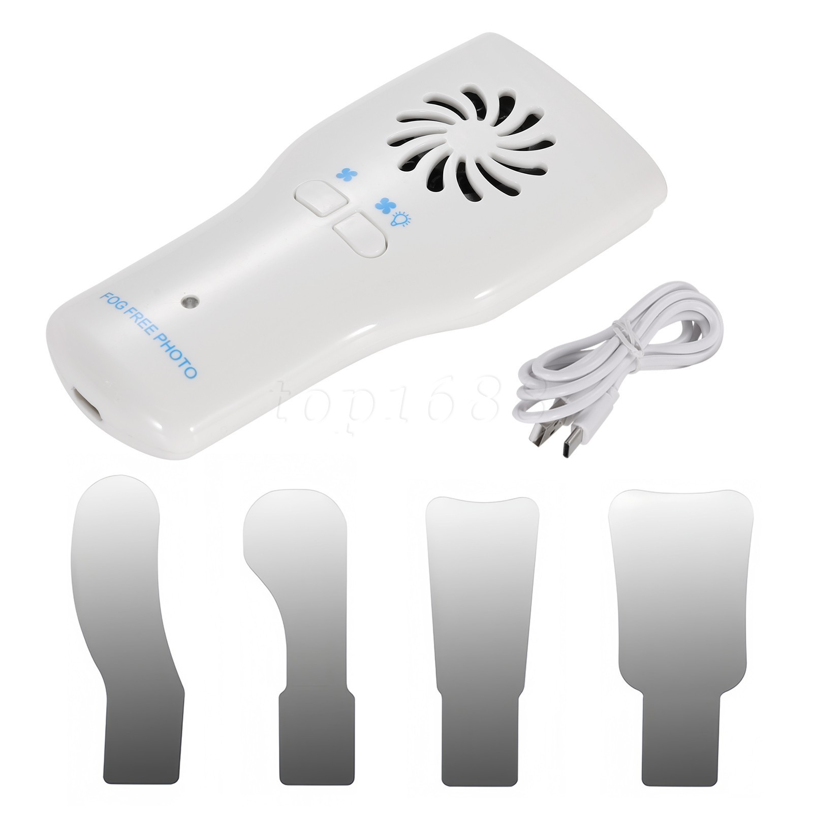 Dental Occlusal Mirror Fog Free LED Intra Oral Photo System Reflector 4*Mirror