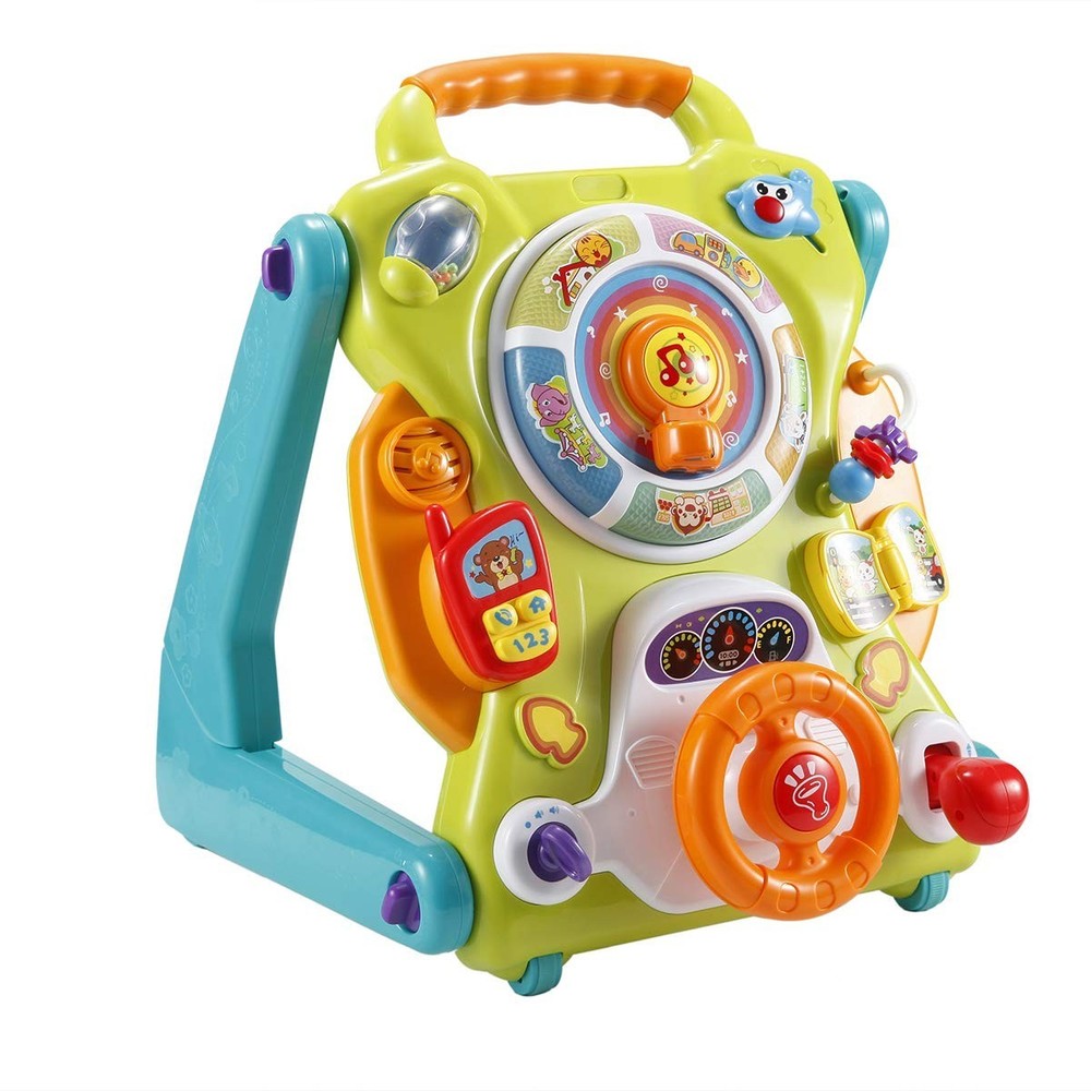 3-in-1 Multifunctional Baby Activity Walker & Learning Table
