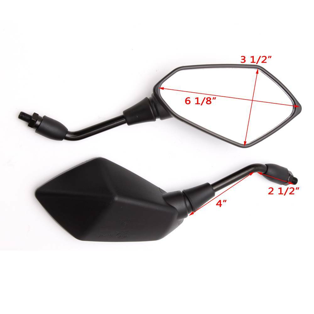 For CF MOTO CFORCE 600 500 800 1000 ATV Rearview Mirrors + 7/8" Handlebar Clamps