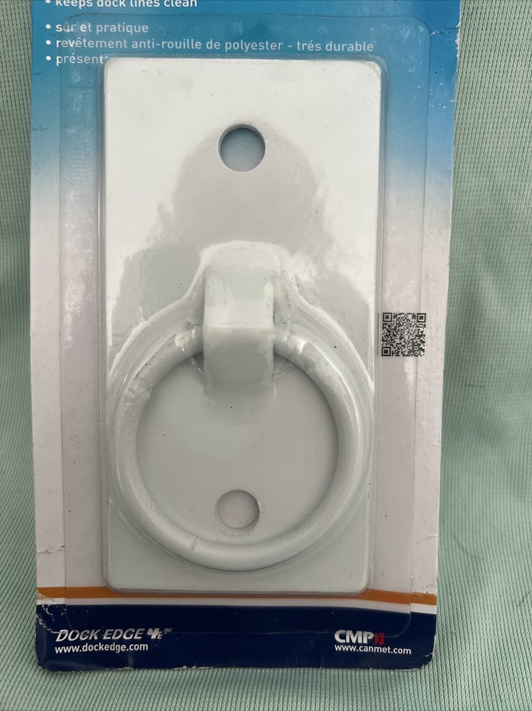 Dock Edge DE87108F Mooring Ring White NEW