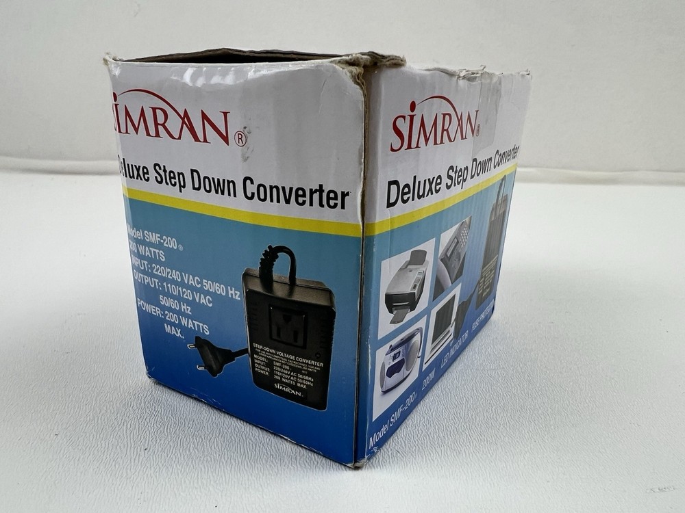 Simran Deluxe Step Down Converter SMF-200 200 Watts UNTESTED