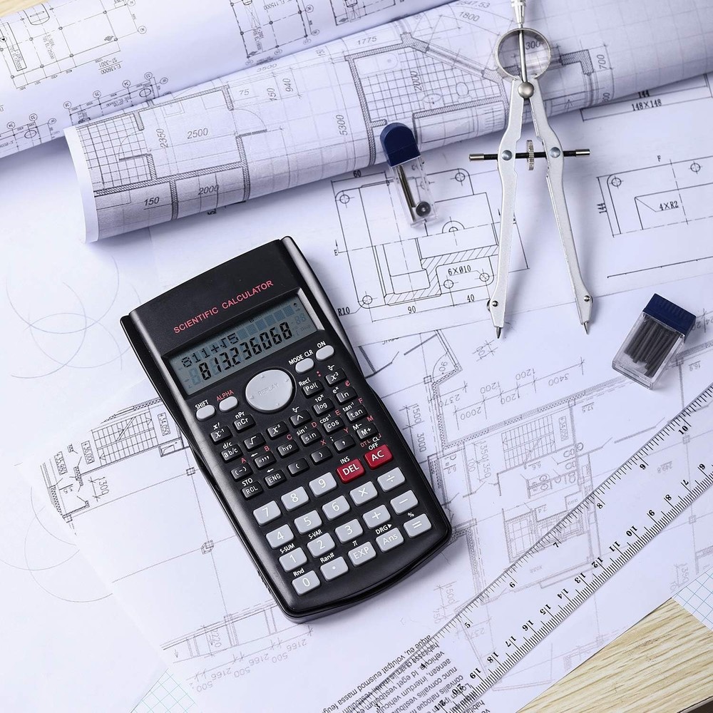 Advanced College Math Calculator: 240 Functions & Ergonomic Design for Easy Use