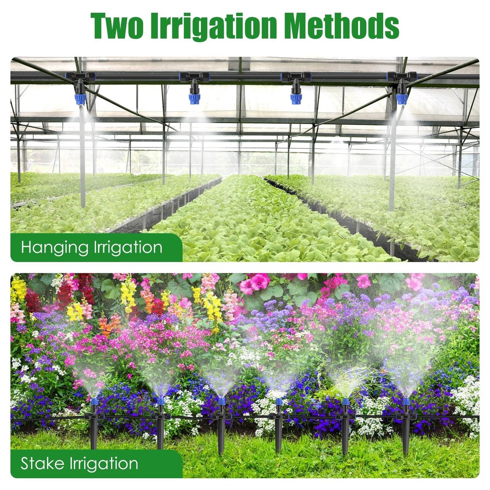 75FT Automatic Watering System Mist Drip Irrigation System for Garden Lawn Tool