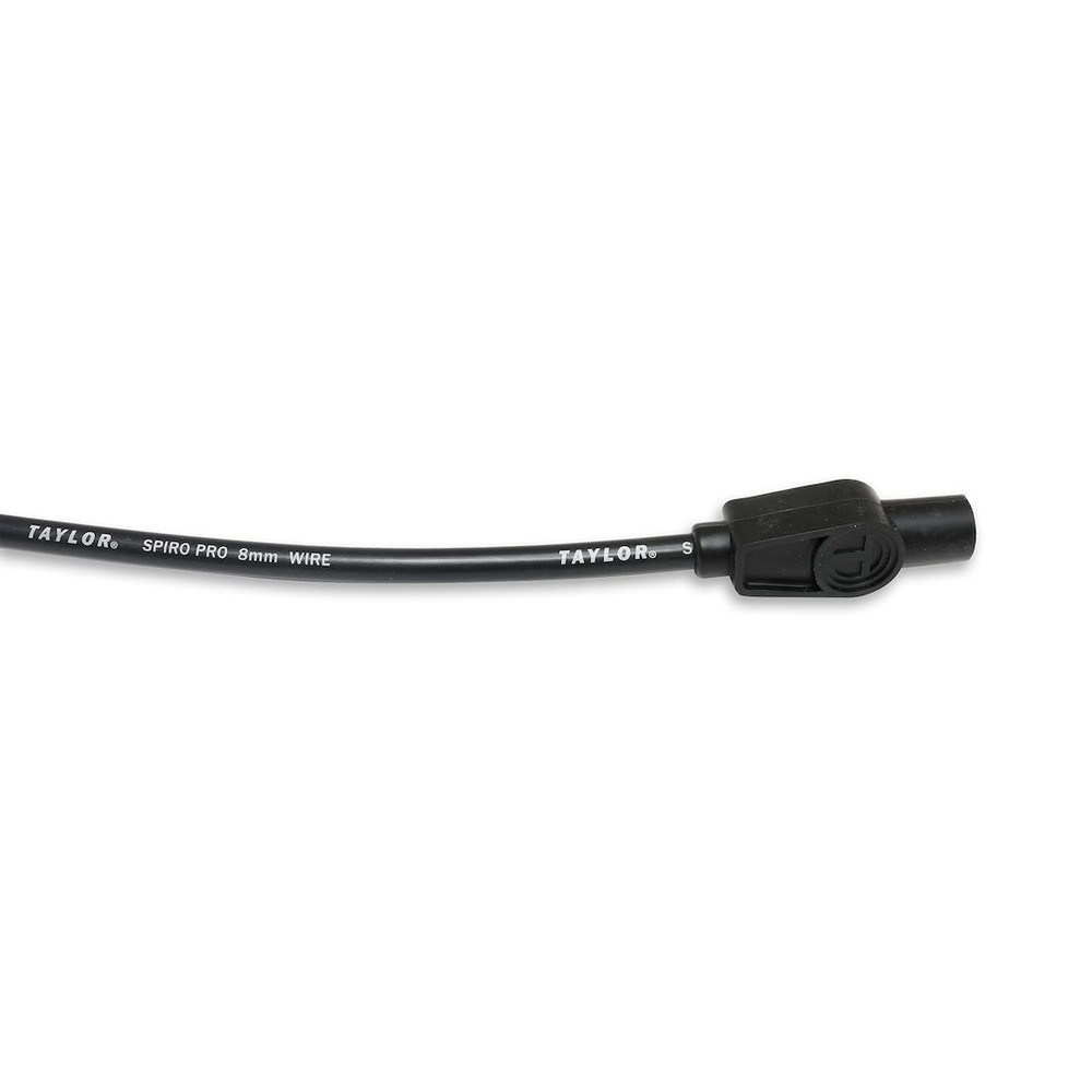 TAYLOR CABLE SPIRO-PRO 180DEG BLK 8CYL- 73055
