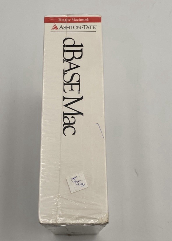 New Vintage Mac Apple Software dBase Mac Ashton Tate Sealed Database