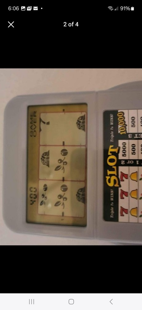 Mega Screen Triple 7’s Slot Machine Handheld Game Electronic Classic Collection