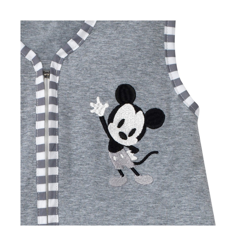 Lambs & Ivy Mickey Mouse 4Piece Crib Bedding Set, Gray