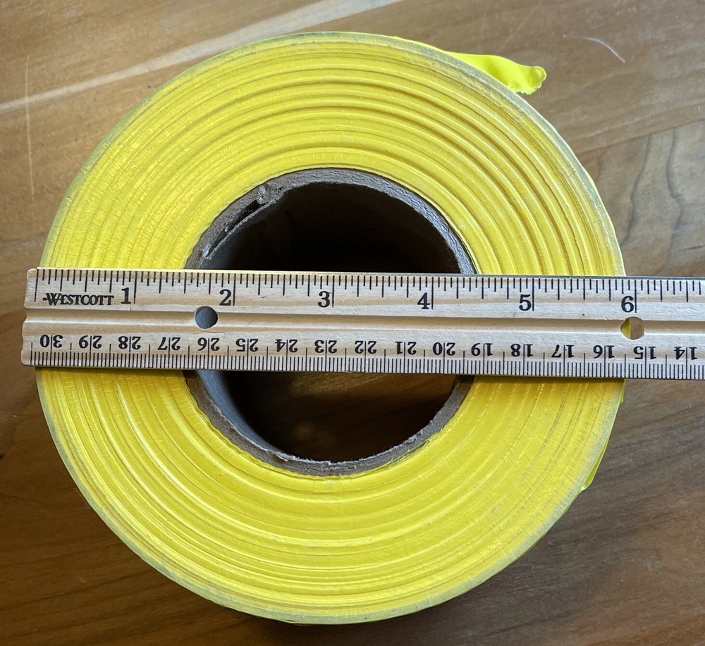 CAUTION TAPE Yellow & Black Safety
