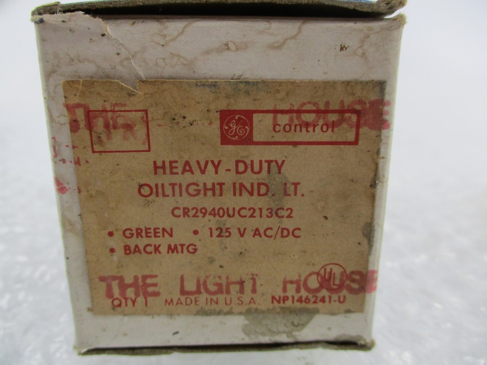 GENERAL ELECTRIC CR2940UC213C2 INDICATOR GREEN NSMP
