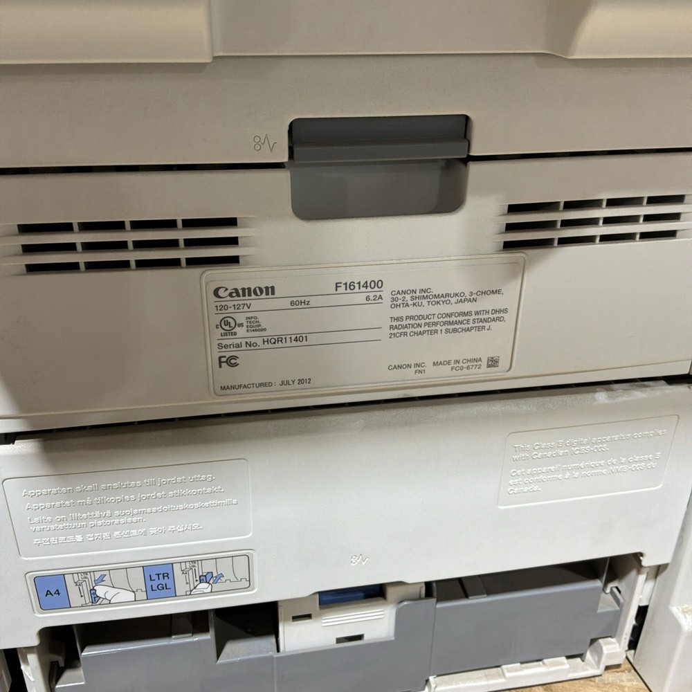 Canon imageCLASS D1320 Monochrome Laser - Multifunction Printer 36k Impressions
