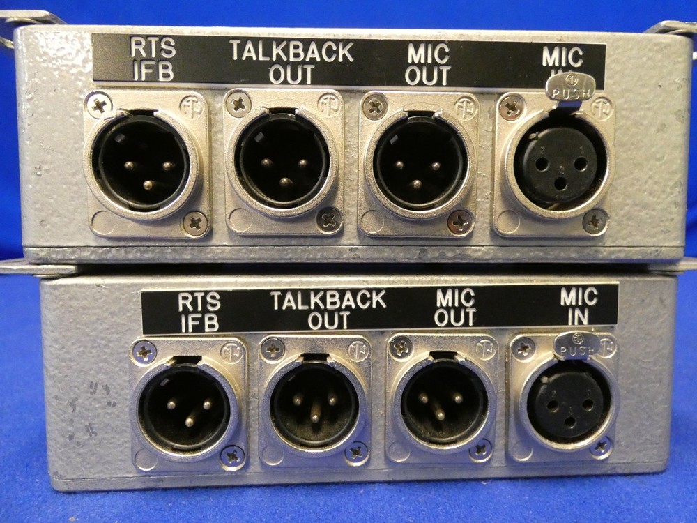 Daltech Announcers Talkback Boxes w/Cough Buttons, Volume Control QTY 2