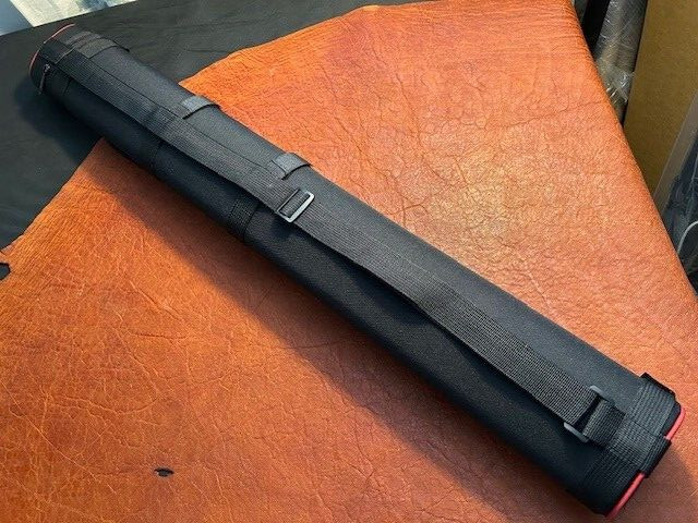 TNT Hard 2x2 Pool Cue Case. Black/Red