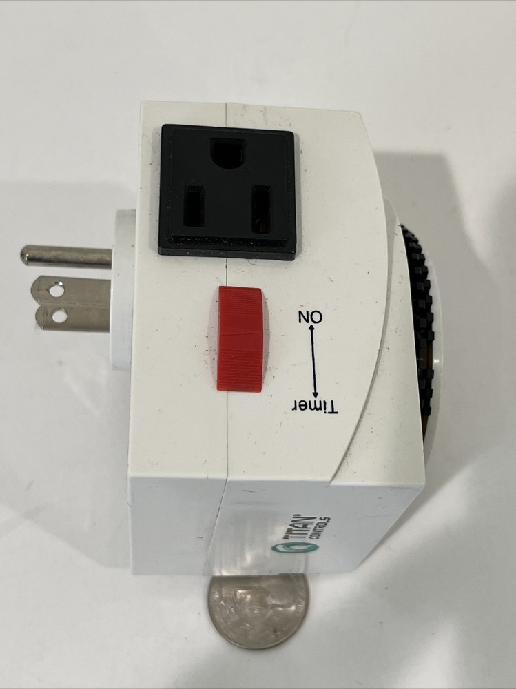 Titan Controls Apollo 8 Two Outlet Mechanical Timer #734100