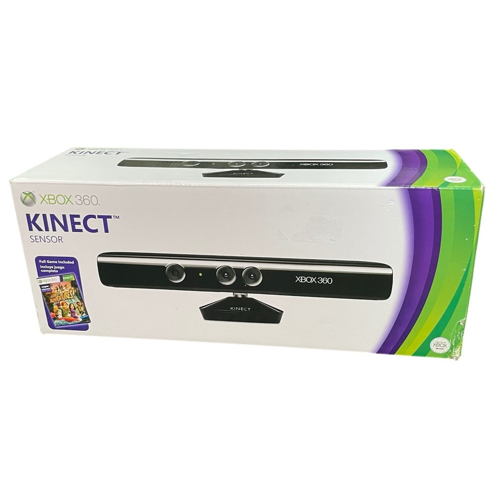 Microsoft Xbox 360 Kinect Sensor Model 1414 Bundle Original Box Power Adapter