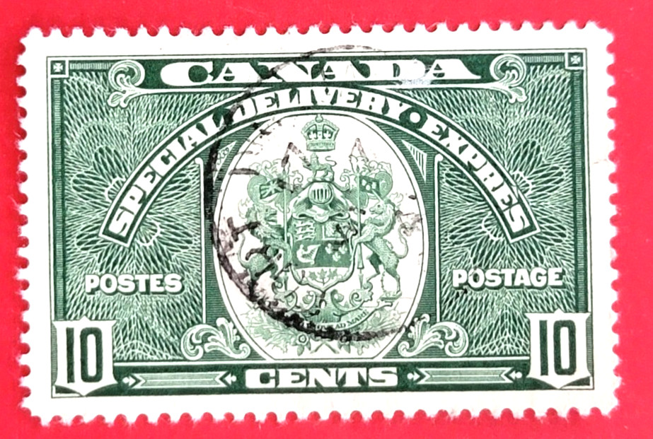 Canada Stamp E7  Special Delivery Stamp  Used