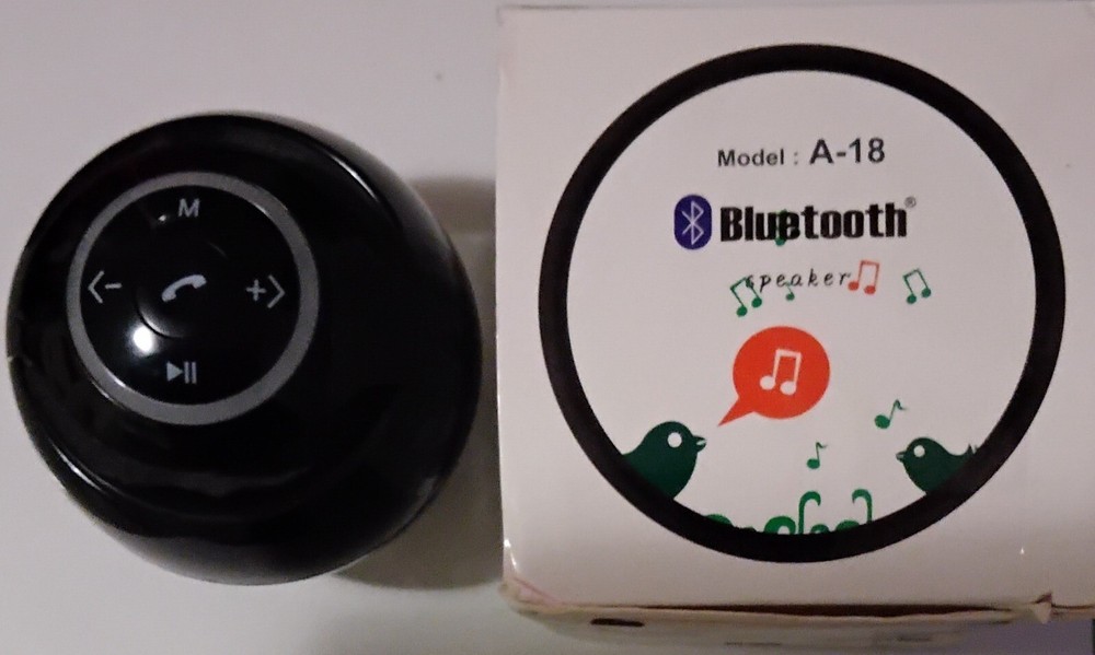 Portable USB Wireless Bluetooth Mini Speaker Ball A-18LED Light Outdoor