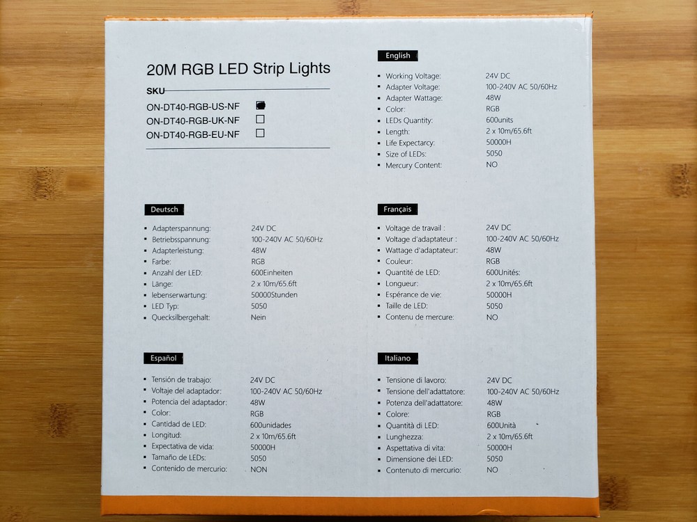 RGB LED Strip Lights