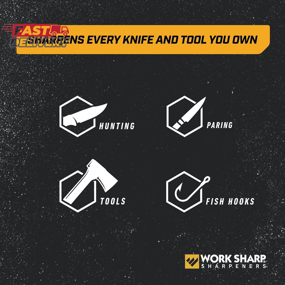 Work Sharp Portable Pivot Knife Sharpener, WSEDCPVT EDC Black