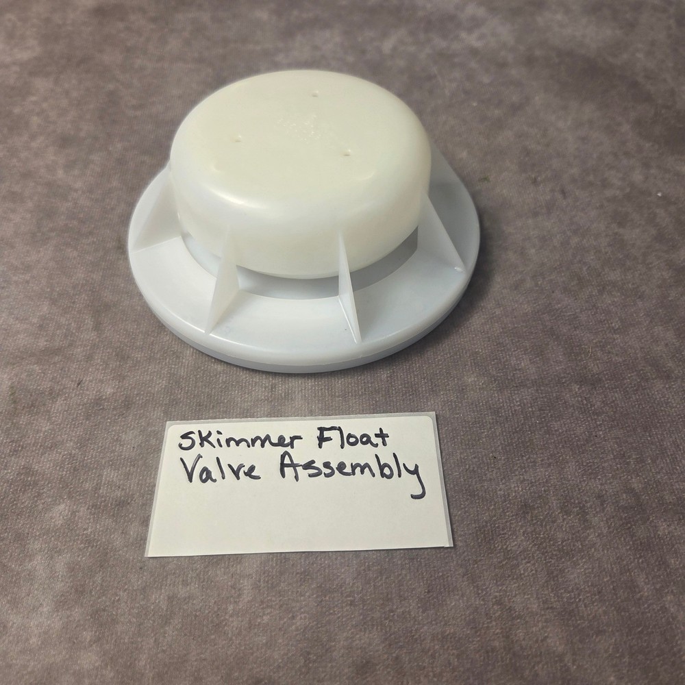 Pool Skimmer Float Valve Assembly Replacement Part White Plastic 48