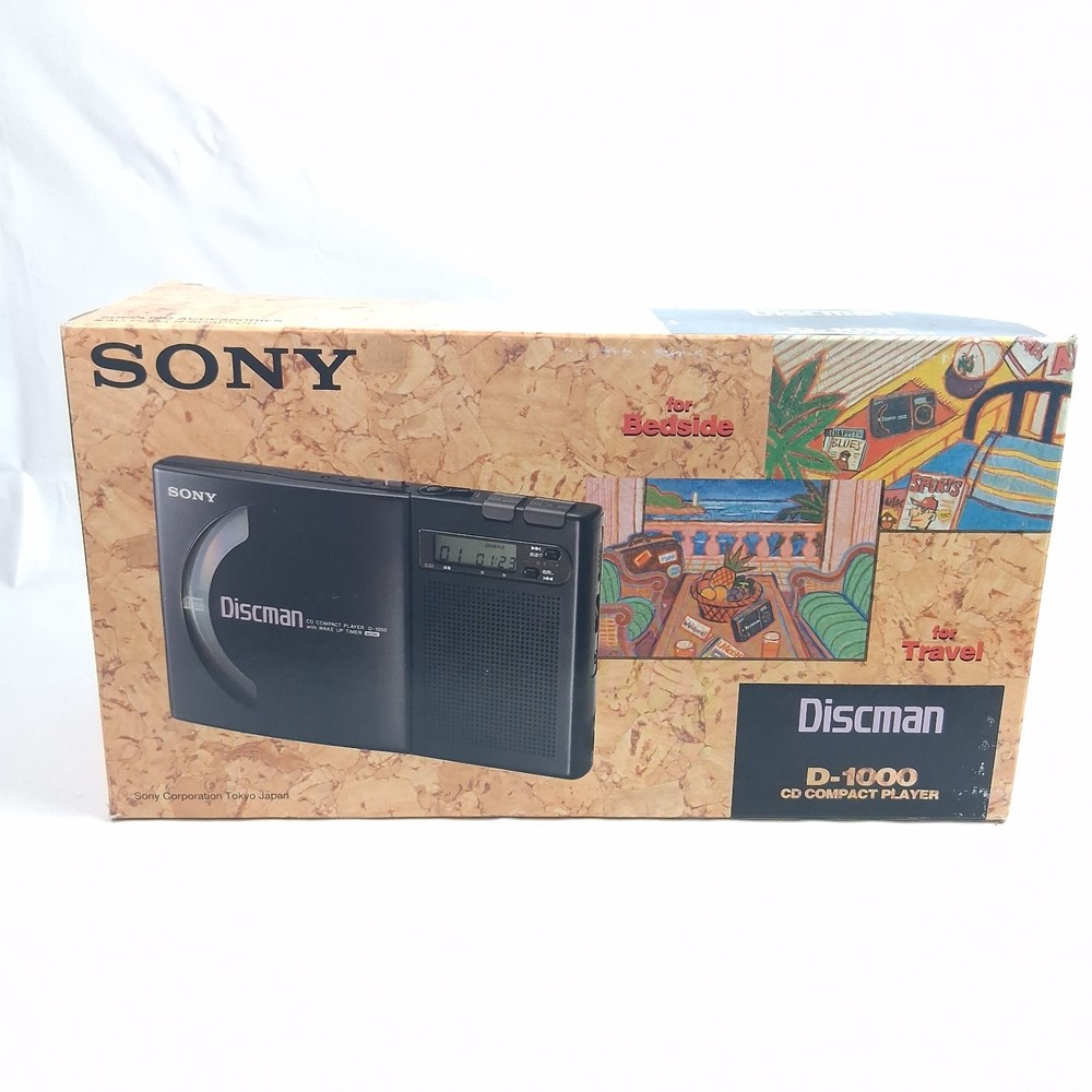 Sony Discman D-1000 CD Compact Player Tested Works