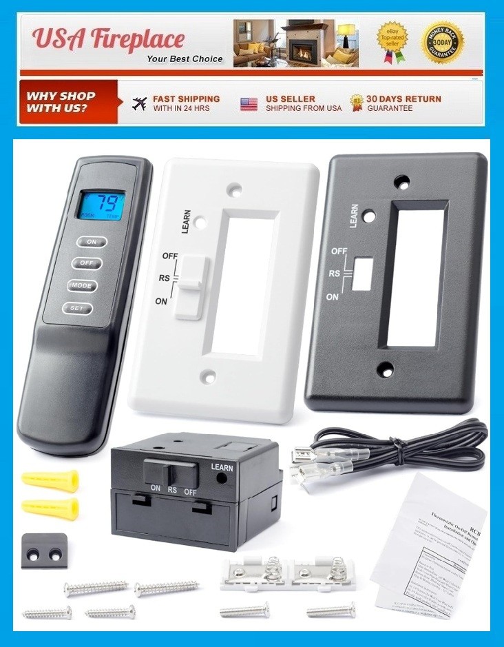 Upgraded Fireplace Remote Control Kit Replacement for Skytech and Other Brands