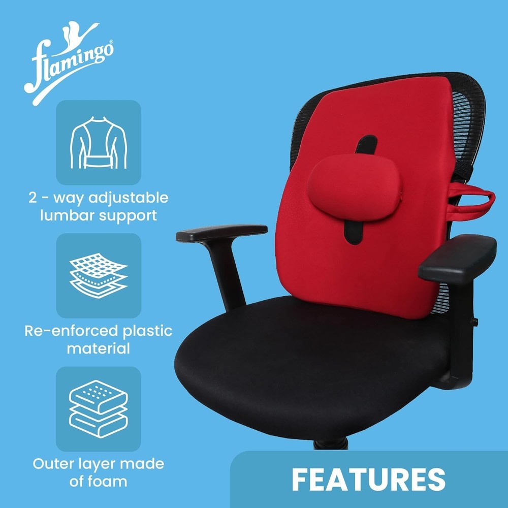 Back Rest Support for Orthopedic Support | Foam Back Rest Cushion | Chairs, Car