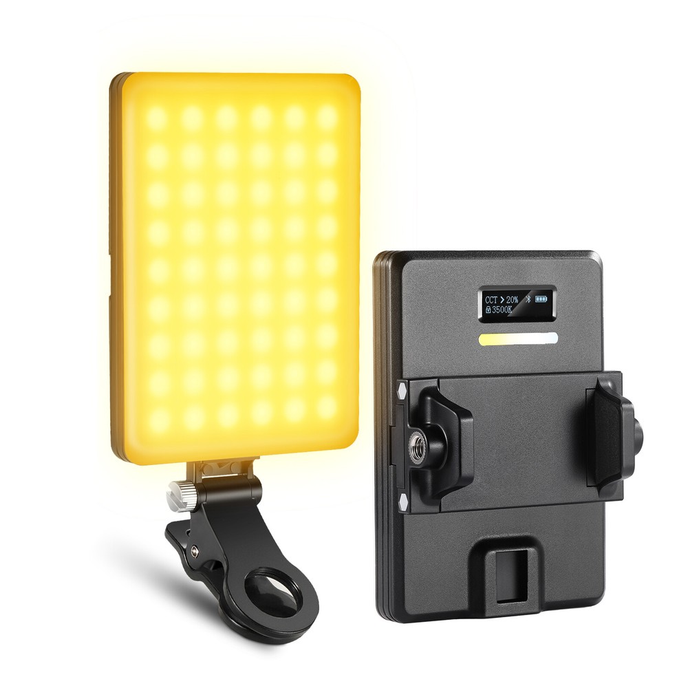 NEEWER VL67BD APP-Controlled Selfie Light w/2000mAh Battery