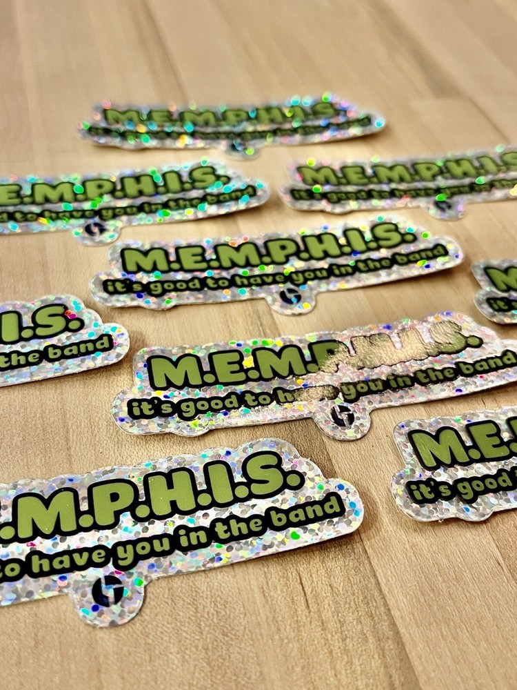 Disco Biscuits - MEMPHIS - 3" Vinyl, uv/water resistant