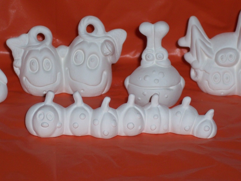 Ceramic Bisque~~~ Ready to Paint ~~(5) Small Monsters