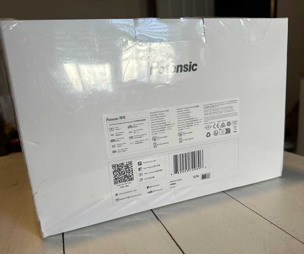 Potensic ATOM 2 Fly More Combo Camera Drone w/ Remote Controller (APM2530221)