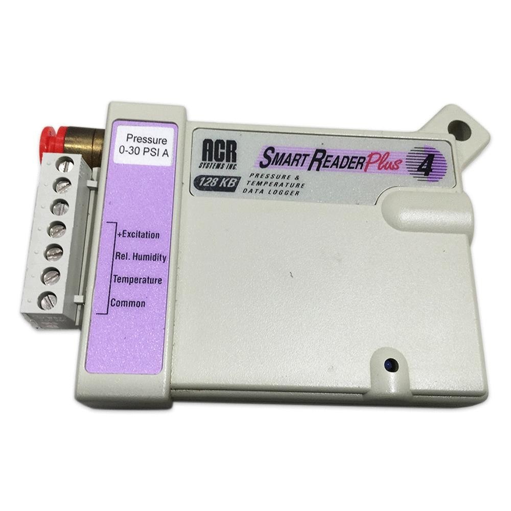 ACR Smart Reader Plus 4 Pressure & Temperature Data Logger Recorder 0 to 30 PSI