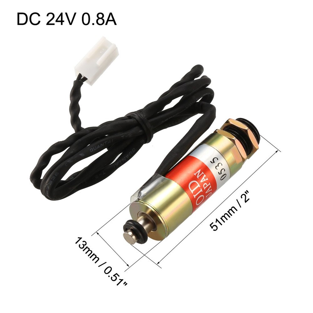 DC 24V 0.2kg 3.3mm Electromagnetic Solenoid Push Pull Type for Sewing Machine