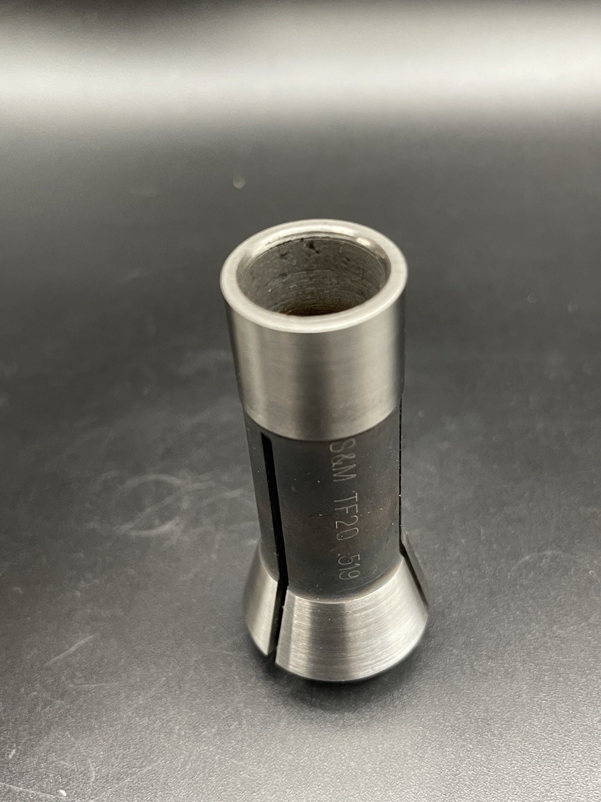 Southwick & Meister S&M TF20 Size .519 (0.519) Steel Collet Grooved Bore TF-20