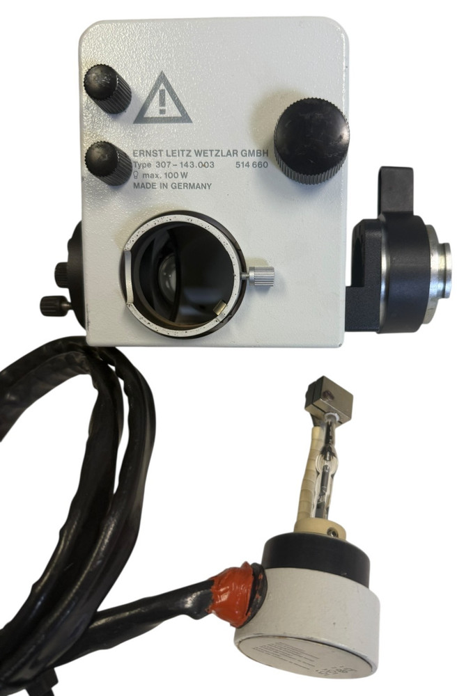 Leitz Laborlux D Microscope Trinocular Oil 50x DPlan Illuminator Germany