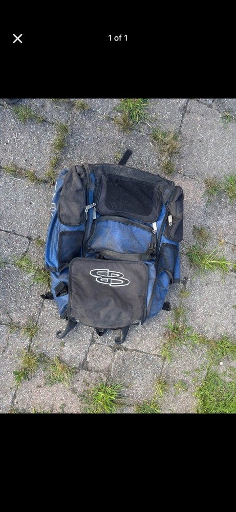 Boombah Superpack Bat Pack Baseball Softball Backpack Black/Blue