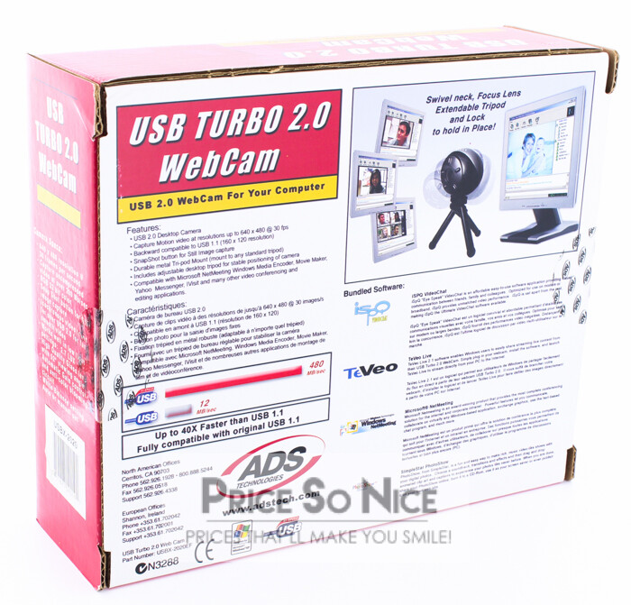 ADS Technologies: USB 2.0 Webcam - Vintage Windows Webcam