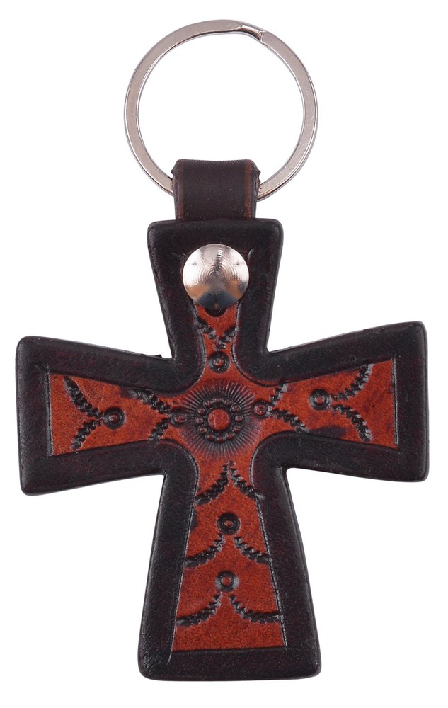Circle Y Cross Key Chain