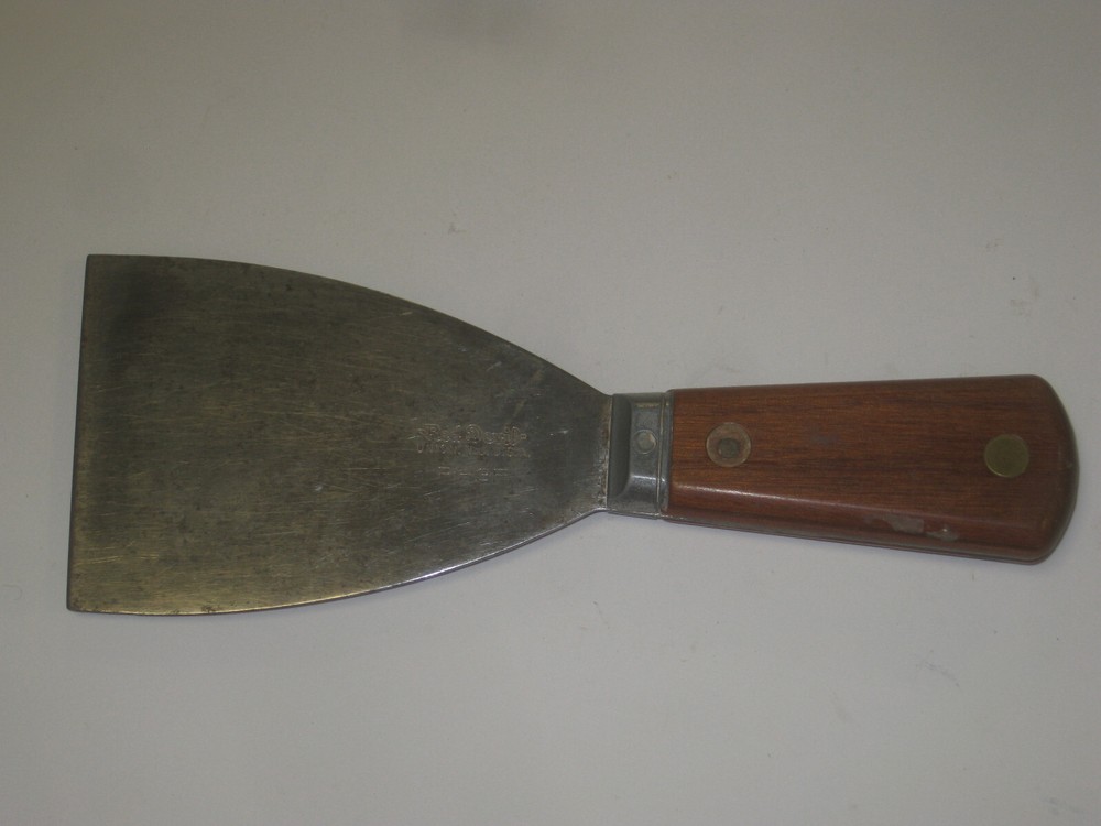 Vintage RED DEVIL 3" Putty Knife / Scraper / PI-3F