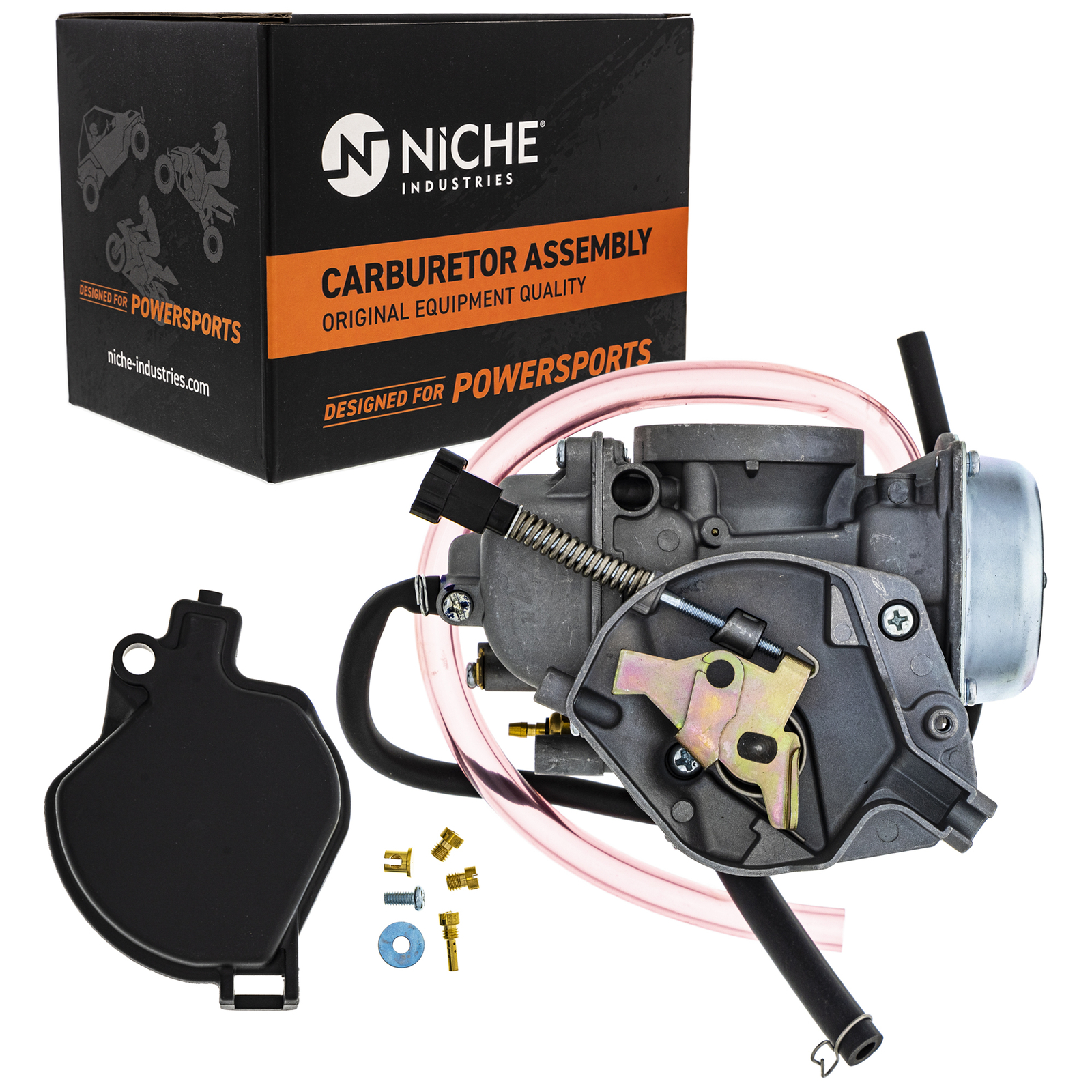 NICHE Carburetor Assembly for Kawasaki Prairie 360 2003-2012 15004-0041 ATV