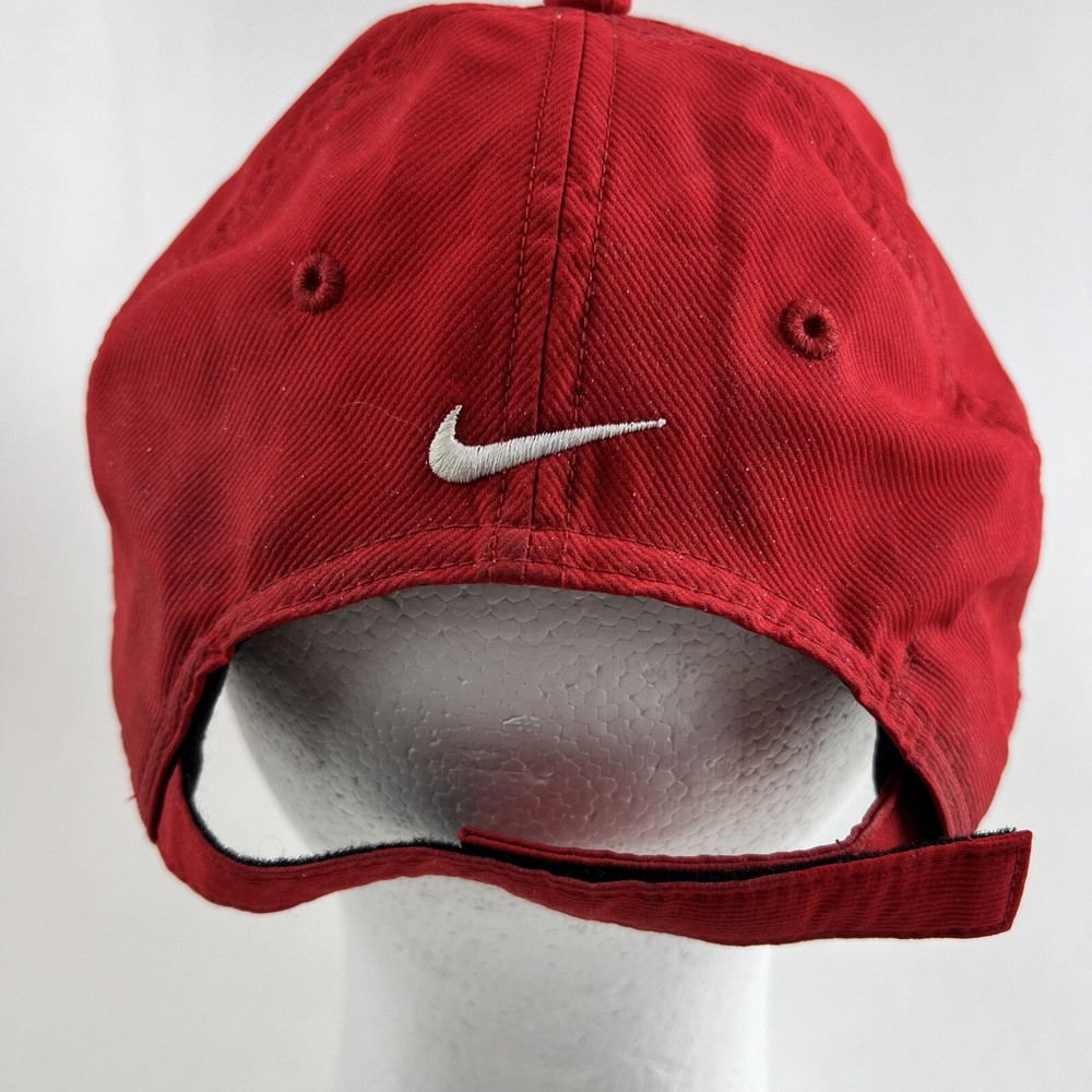 Nike Golf Hat Adjustible One Size Red