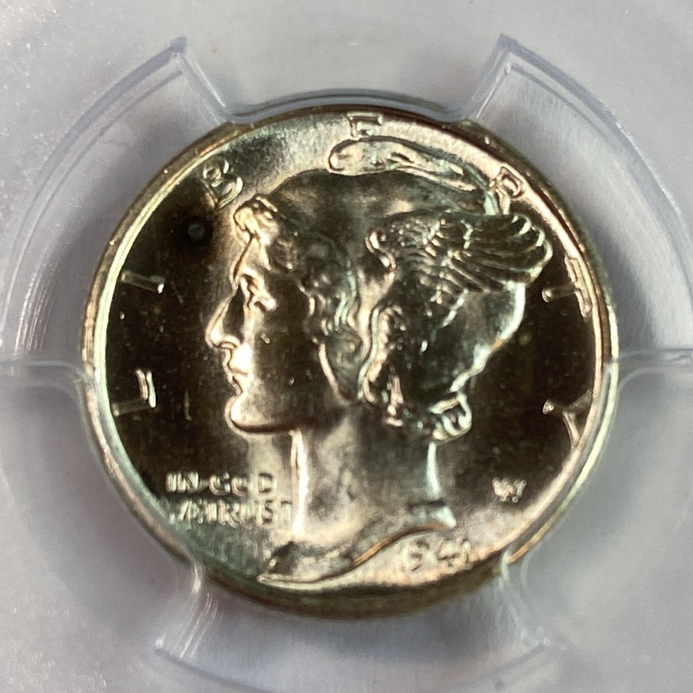 1941-D Mercury Dime PCGS MS65FB