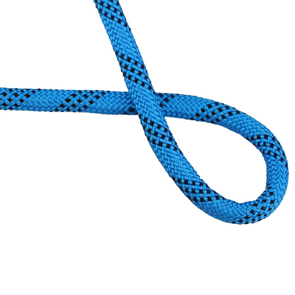 3/8" × 100' Arborist Tree Rope Braid Polyester Rope Blue & Black