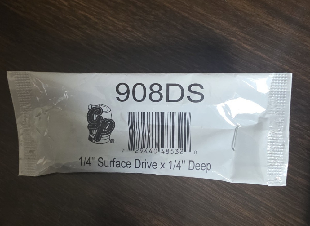 Grey Pneumatic 908DS 1/4" Surface Drive x 1/4" Deep Socket