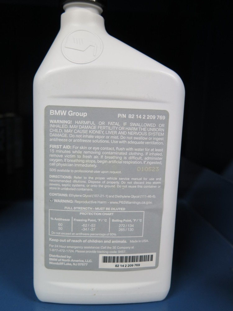 OEM Mini Cooper Coolant/Antifreeze - 1 Quart