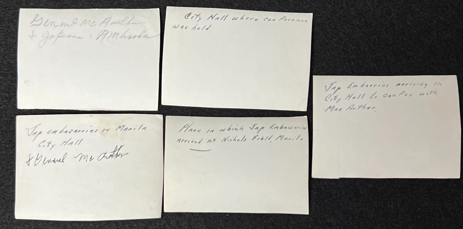 Wartime Photos WWII US General Douglas MacArthur Japanese Surrender Manila 1945