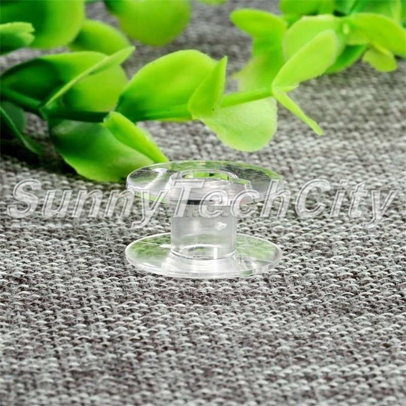10X Clear Empty Thread Bobbin String Sewing Machine Spool for Sewing Machine